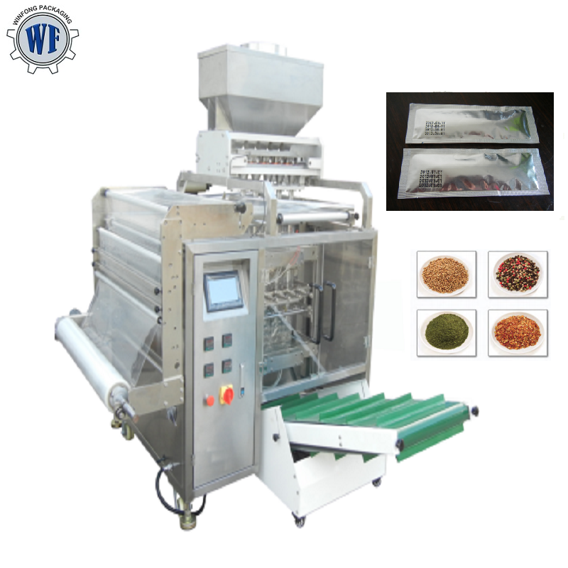 WF480K/WF720K/WF960K/1200K Multi Lane  4 Side Sealing Granule Packing Machine