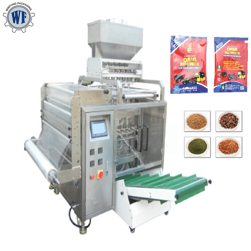 WF280K/WF560K/WF840K 3 Side Sealing Granule Multi-lane Packing Machine