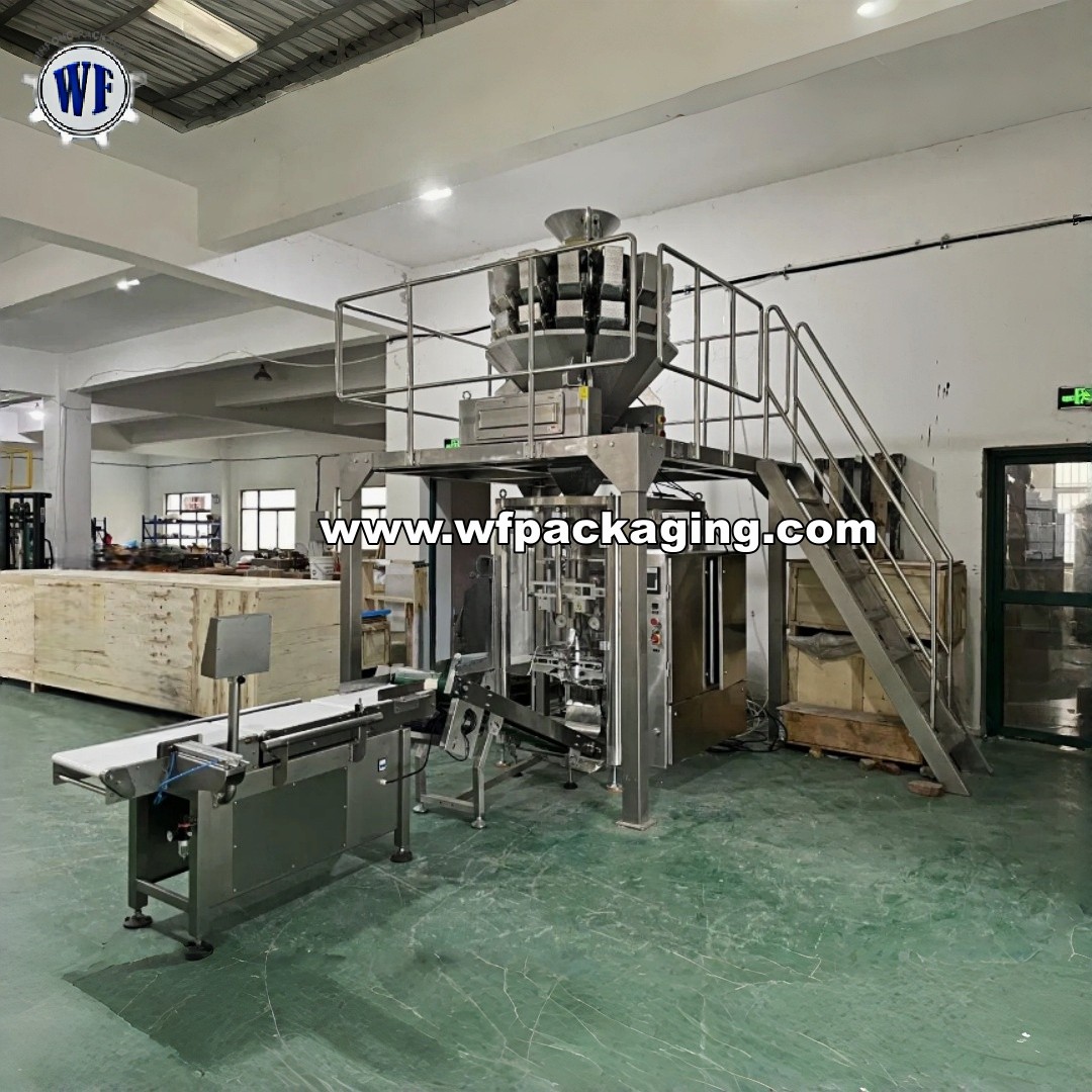 VFS Packing Machine+Multihead Weigher For Puff food,Snacks