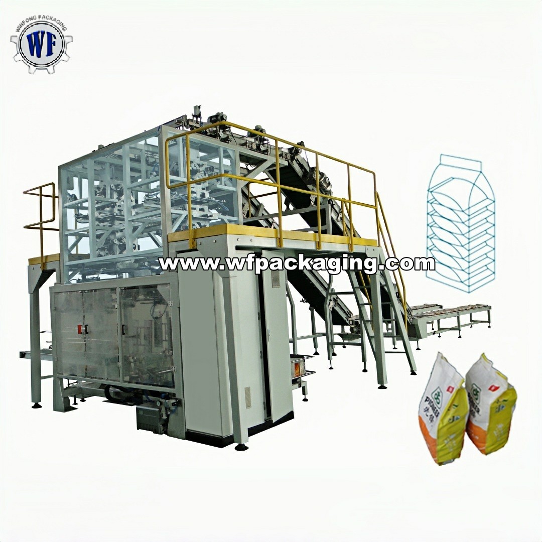 LP1-S1/S2 Automatic Bag In Pp Woven Bag Secondary Packing Line