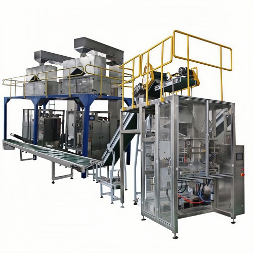 VFS1100 Automatic Bag in plastic Bag Secondary Packing Line for salt