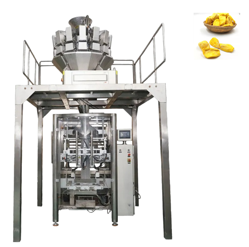 Automatic 1-10kg Irregular Shape Food Packaging Machine with Multihead Weigher